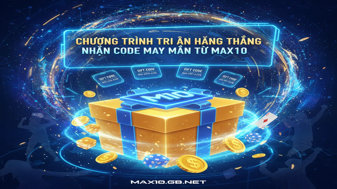 Cách nhận Code khuyến mãi tri ân hàng tháng Max10