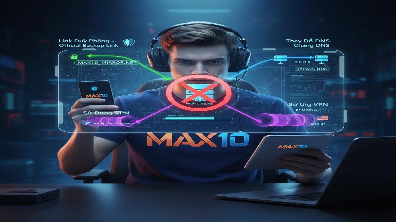 Thủ thuật tải game bài không bị nhà mạng chặn Max10