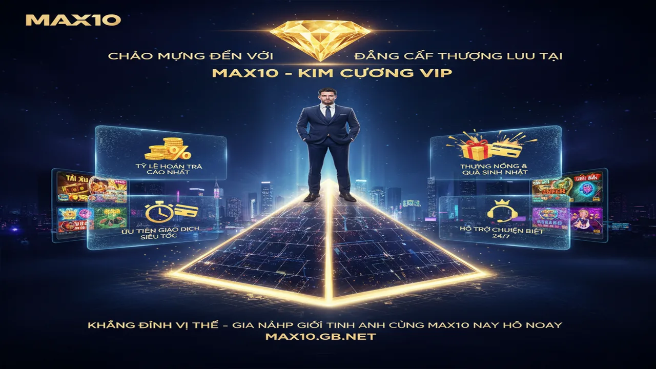 Đặc quyền thăng hạng thành viên Kim Cương Max10