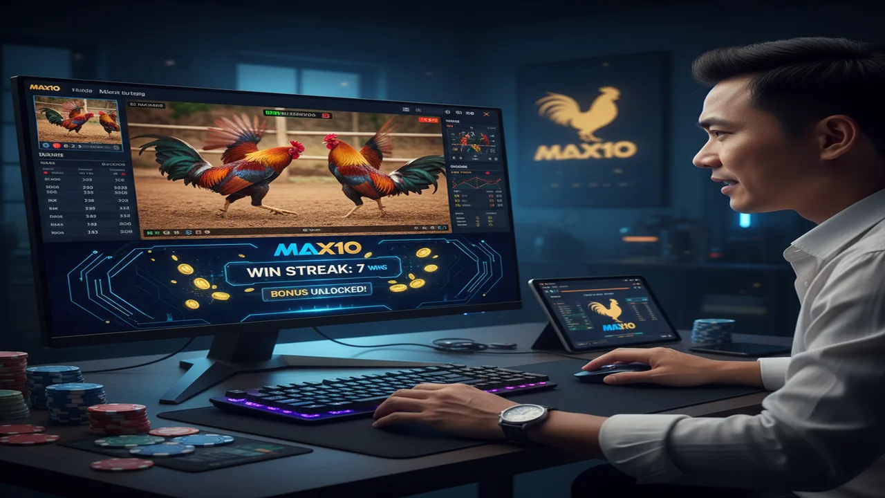 Thưởng thắng liên tiếp trong Đá Gà trực tiếp Max10
