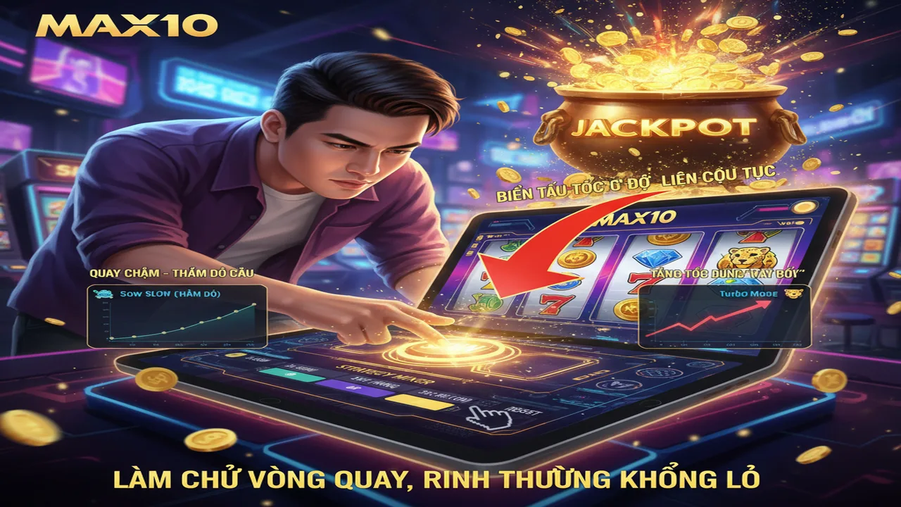 3 mẹo điều chỉnh tốc độ quay hũ thắng lớn Max10