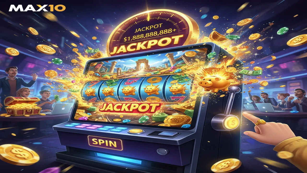 Nổ Hũ là gì? Cách săn Jackpot tiền tỷ dễ dàng Max10
