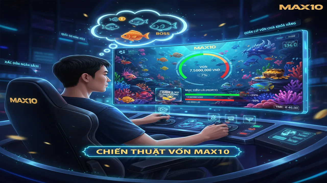 Bí kíp quản lý vốn khi chơi Bắn Cá đổi thưởng Max10