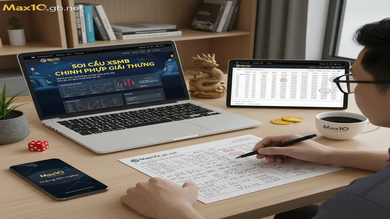 Bí kíp soi cầu XSMB chuẩn xác hàng ngày Max10