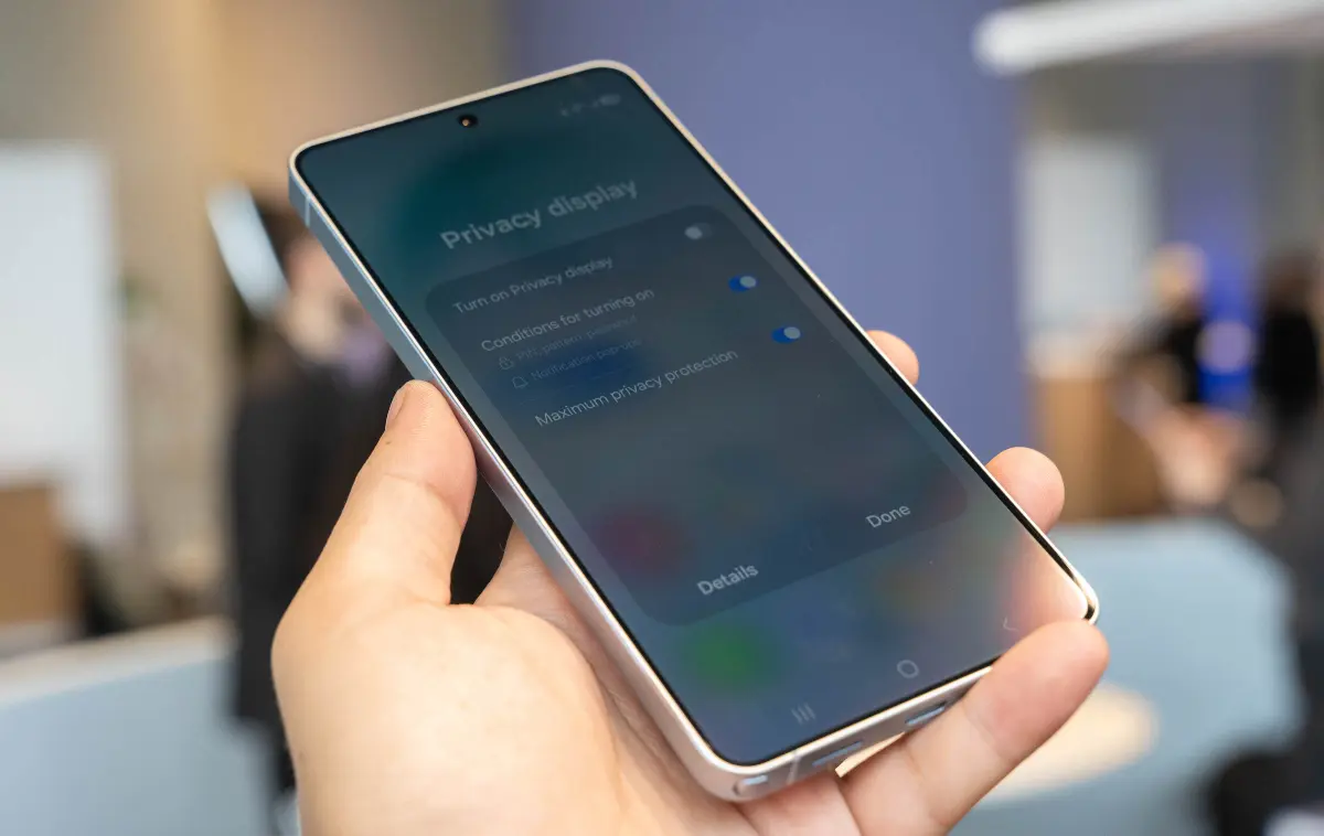 Trải nghiệm màn hình chống nhìn trộm trên Galaxy S26 Ultra